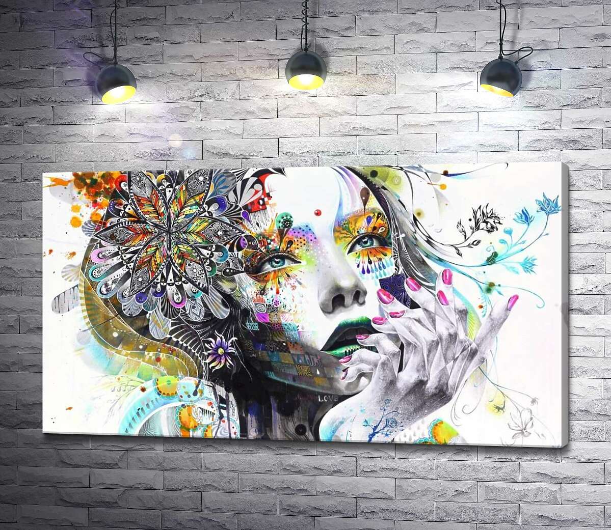 

Картина ArtPoster Городская принцесса (Urban princess) - Бэнкси 100x56 см Модуль №1