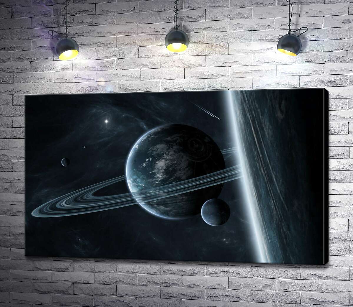 

Картина ArtPoster Загадочные планеты другой галактики 100x60 см Модуль №1
