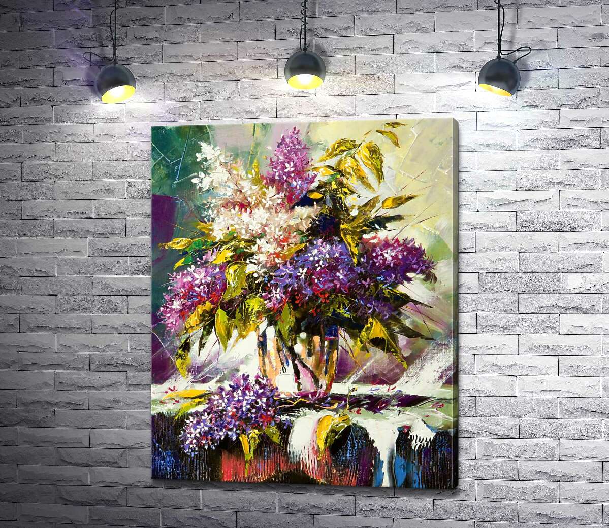 

Картина ArtPoster Контрастные оттенки в букете сирени 130x163 см Модуль №1