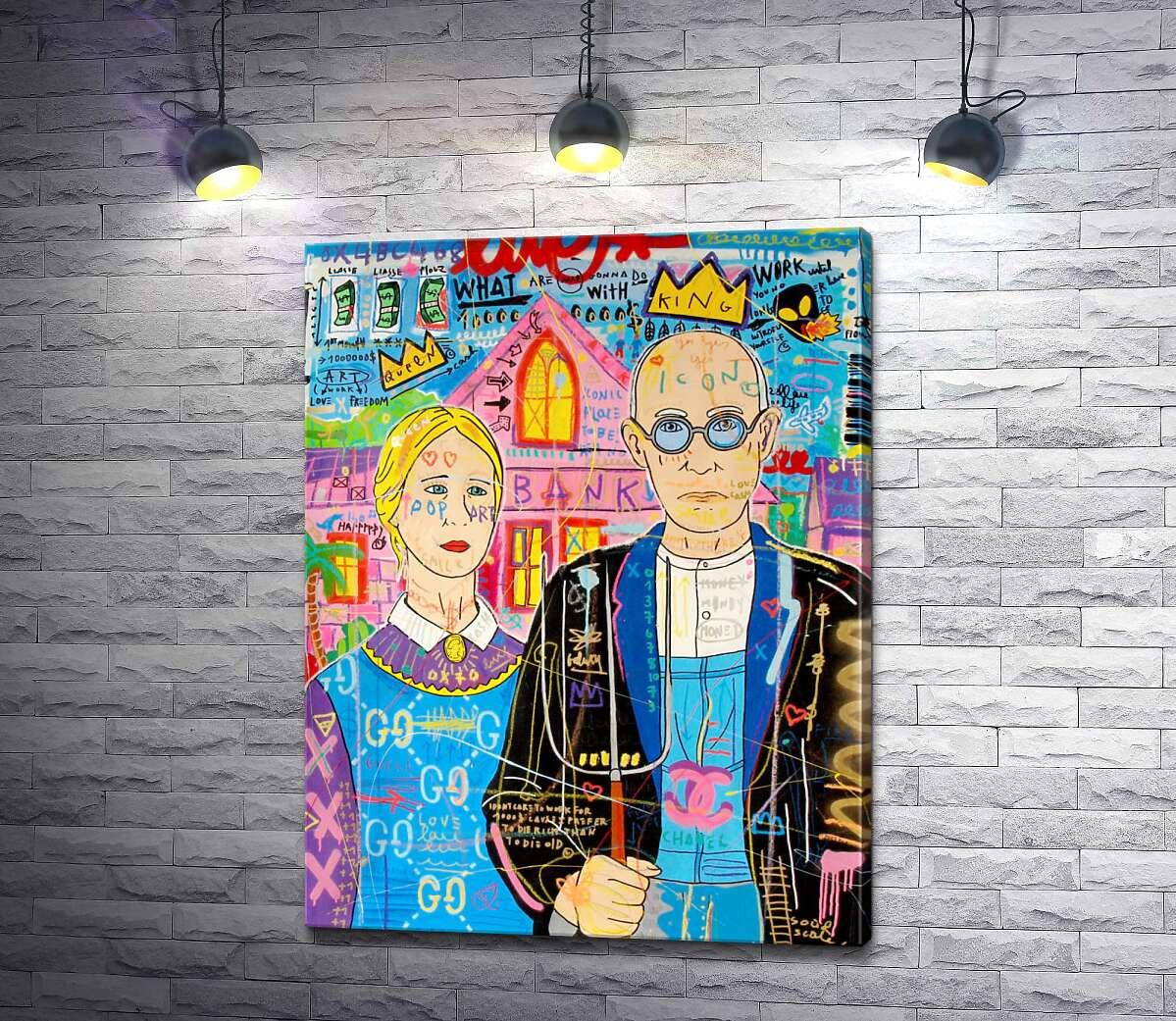 

Картина ArtPoster Пара - Джисбар 100x131 см Модуль №1