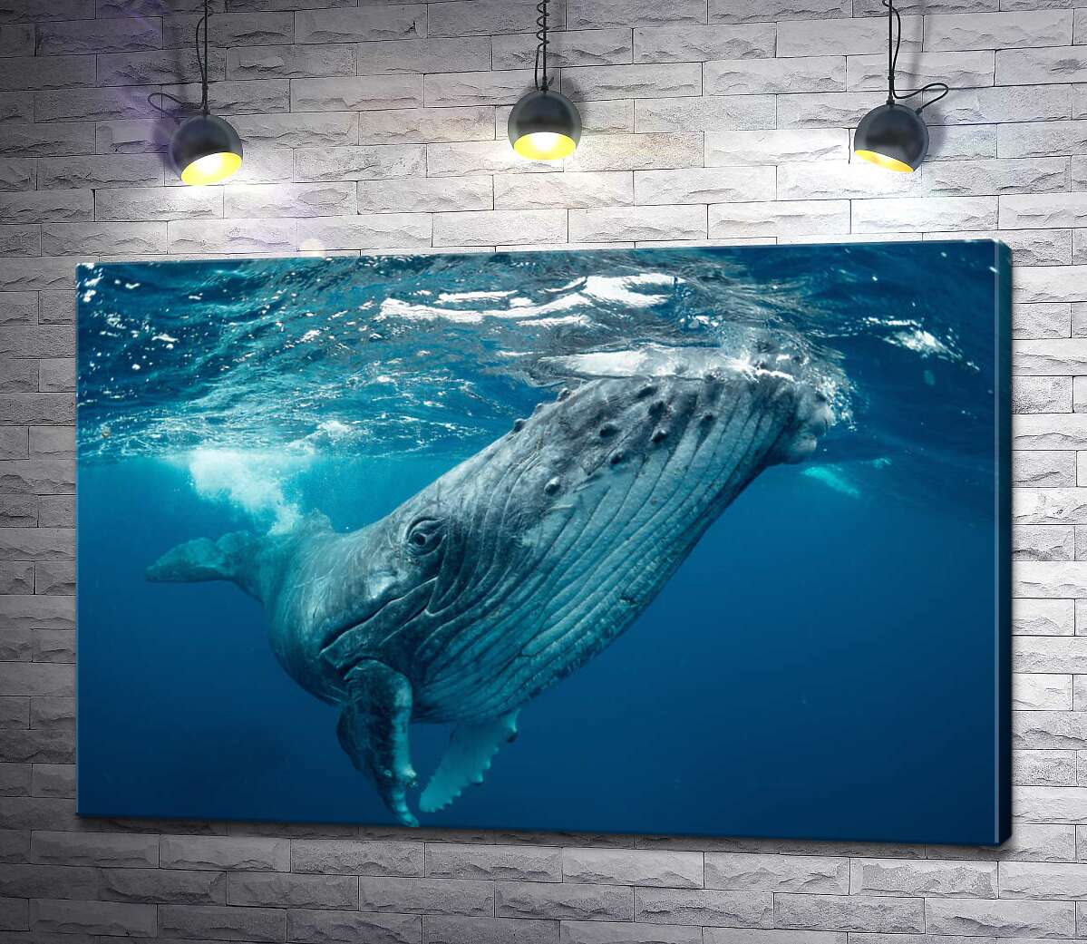 

Картина ArtPoster Могучие очертания кита в океане 130x87 см Модуль №1