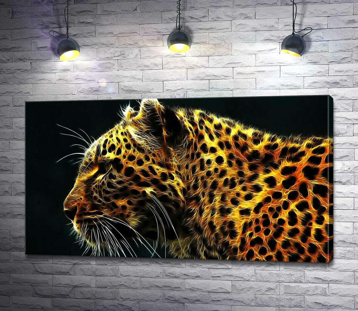 

Картина ArtPoster Темные пятна на огненно-желтой шерсти леопарда 100x56 см Модуль №1