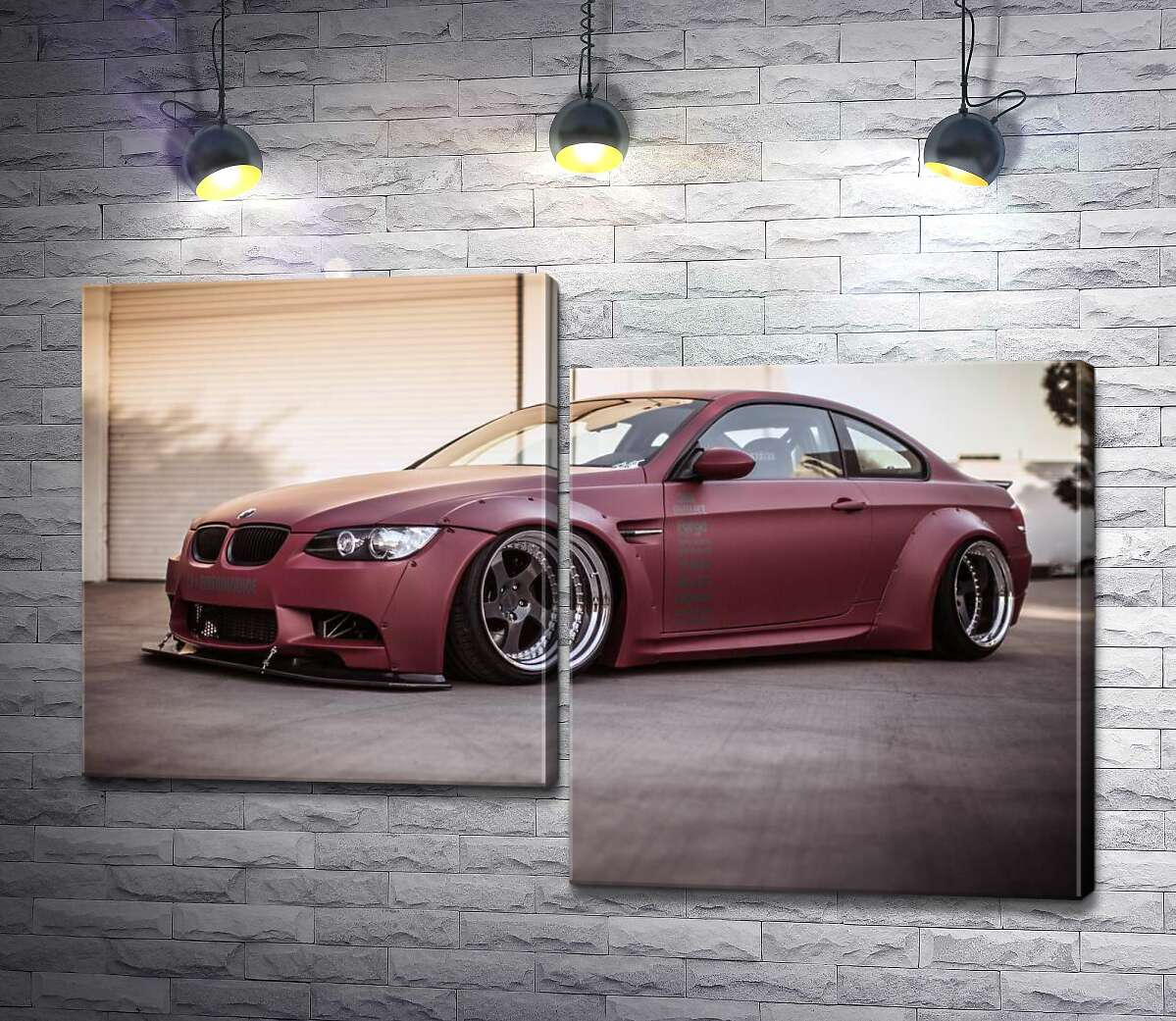 

Модульная картина ArtPoster Багровый автомобиль BMW M5 F10 100x68 см Модуль №5