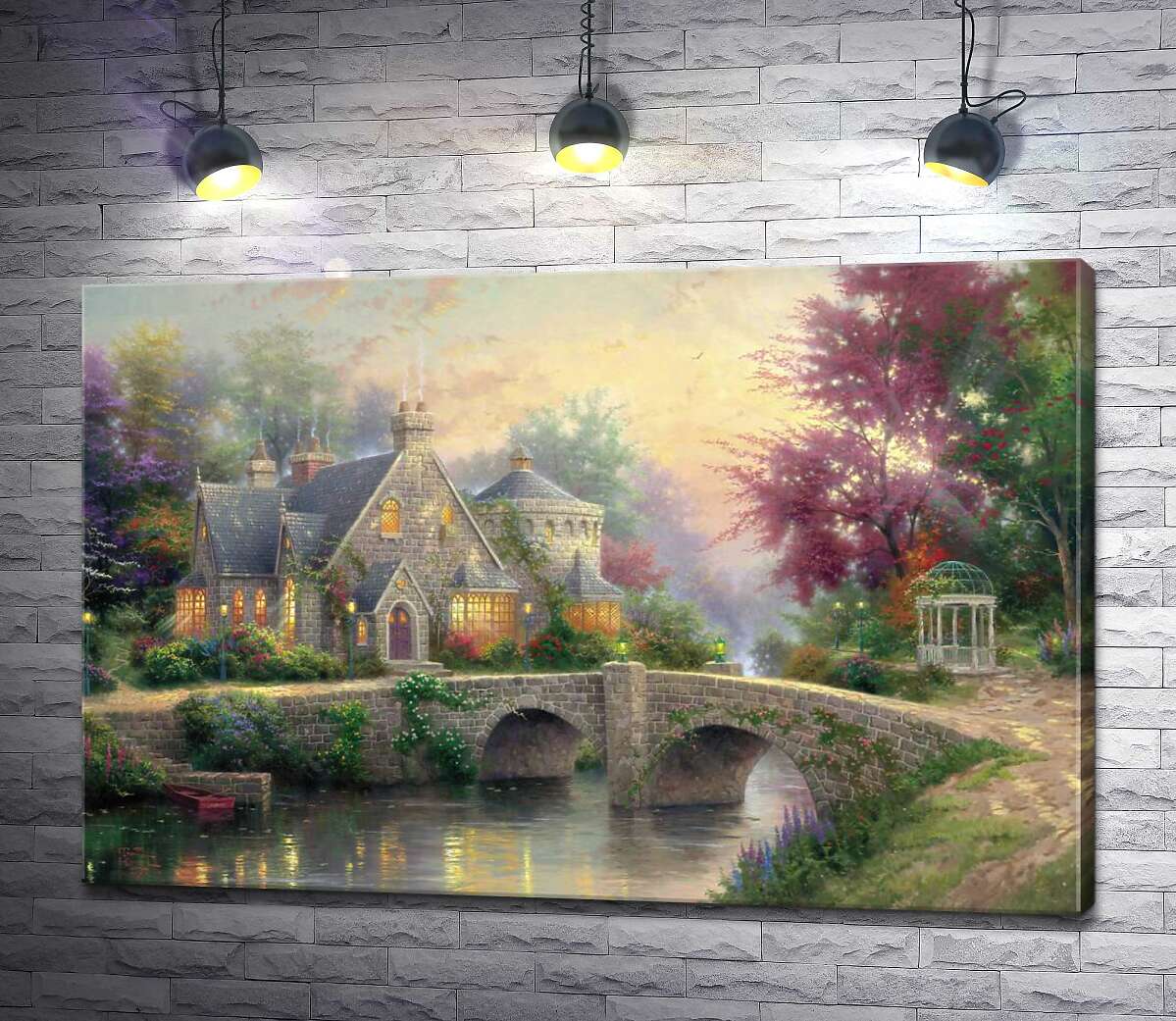 

Картина ArtPoster Усадьба фонарей (Lamplight Manor) - Томас Кинкейд (Thomas Kinkade) 100x67 см Модуль №1