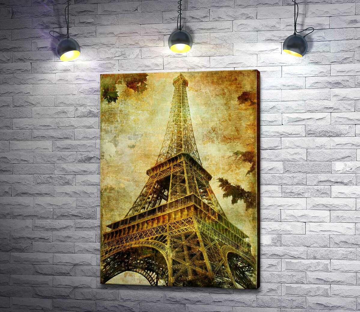 

Картина ArtPoster Эйфелева башня величаво поднимается вверх 100x142 см Модуль №1