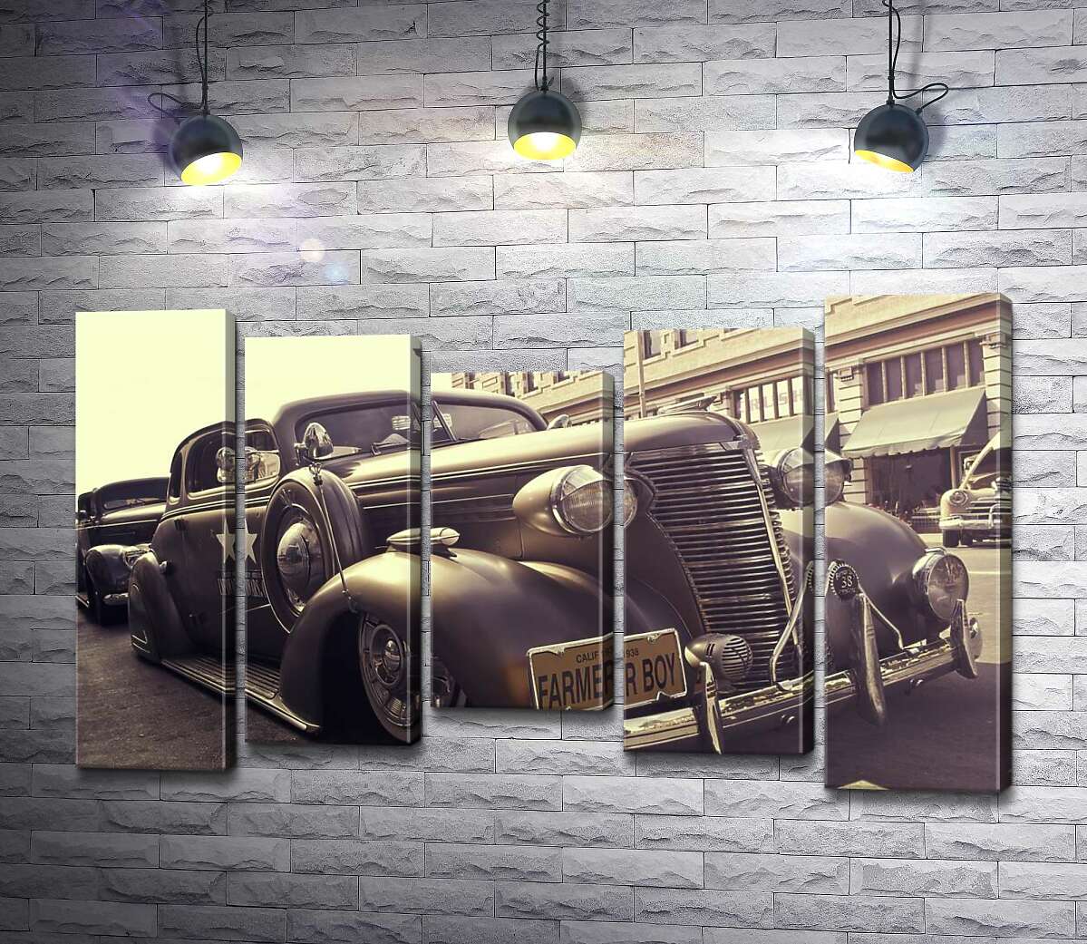 

Модульная картина ArtPoster "Farmer boy" – автомобиль Chevrolet Master 1938 года 130x80 см Модуль №28