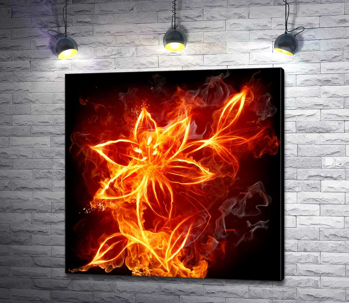 

Картина ArtPoster Тонкие лепестки пламенной лилии 100x100 см Модуль №1
