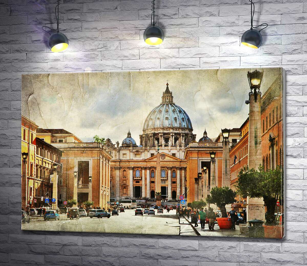 

Картина ArtPoster Собор Святого Петра (St. Peter's Cathedral): вершина итальянского искусства 100x67 см Модуль №1