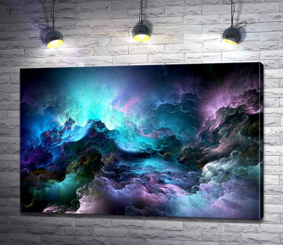 

Картина ArtPoster Яркий синий в облачной абстракции 100x67 см Модуль №1