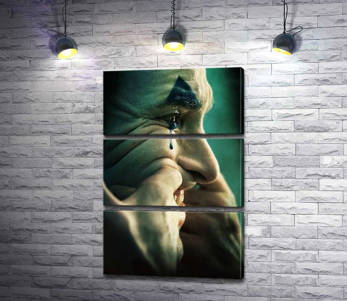 

Модульная картина ArtPoster Джокер сквозь слезы натягивает улыбку на лицо 100x150 см Модуль №13