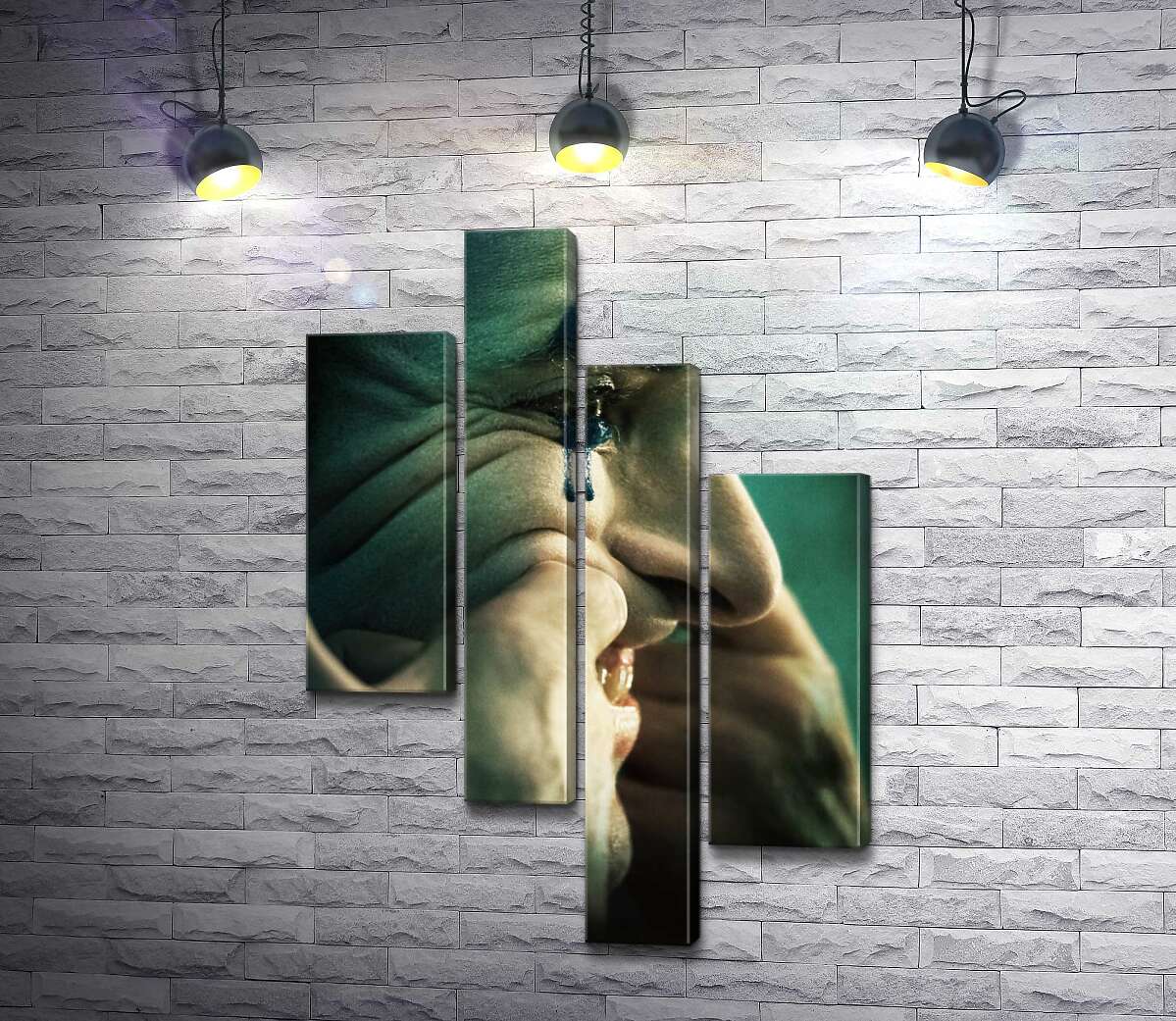 

Модульная картина ArtPoster Джокер сквозь слезы натягивает улыбку на лицо 100x149 см Модуль №20