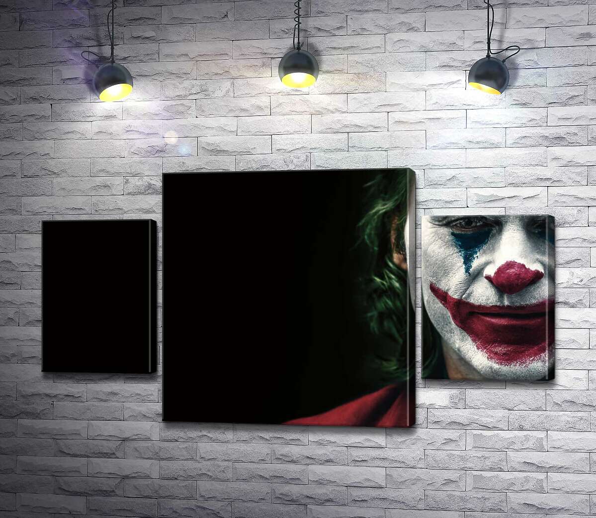 

Модульная картина ArtPoster Джокер накрашен слоями грима 100x58 см Модуль №7