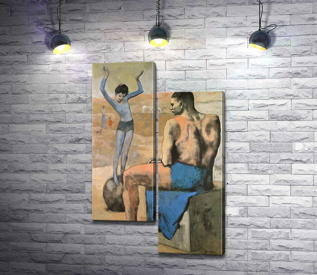 

Модульная картина ArtPoster Девочка на шаре (Girl on a Ball) – Пабло Пикассо (Pablo Picasso) 50x80 см Модуль №5