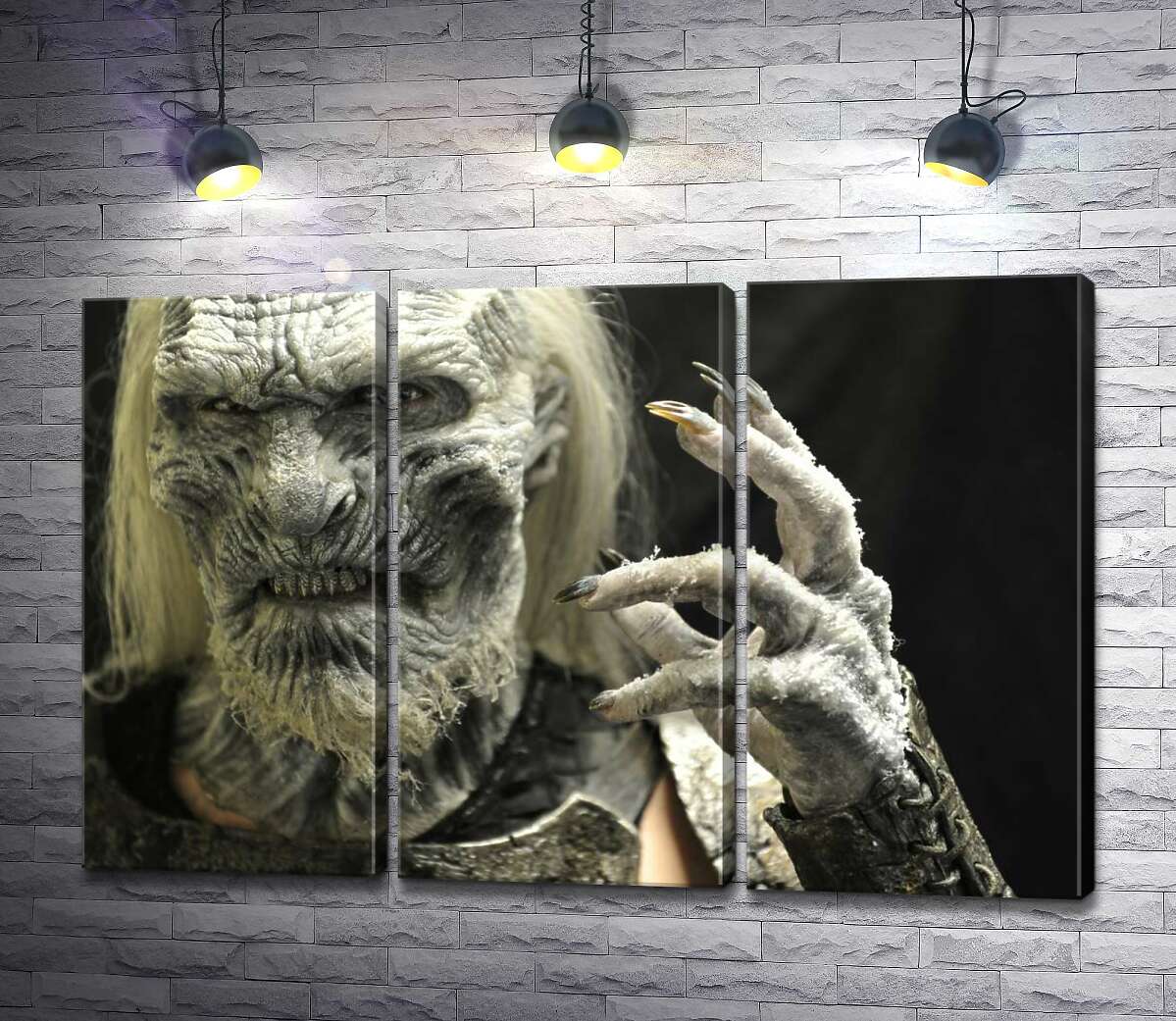 

Модульная картина ArtPoster Злобный взгляд Белого ходока из легендарного сериала "Игра престолов" (Game of Thrones) 60x40 см Модуль №11