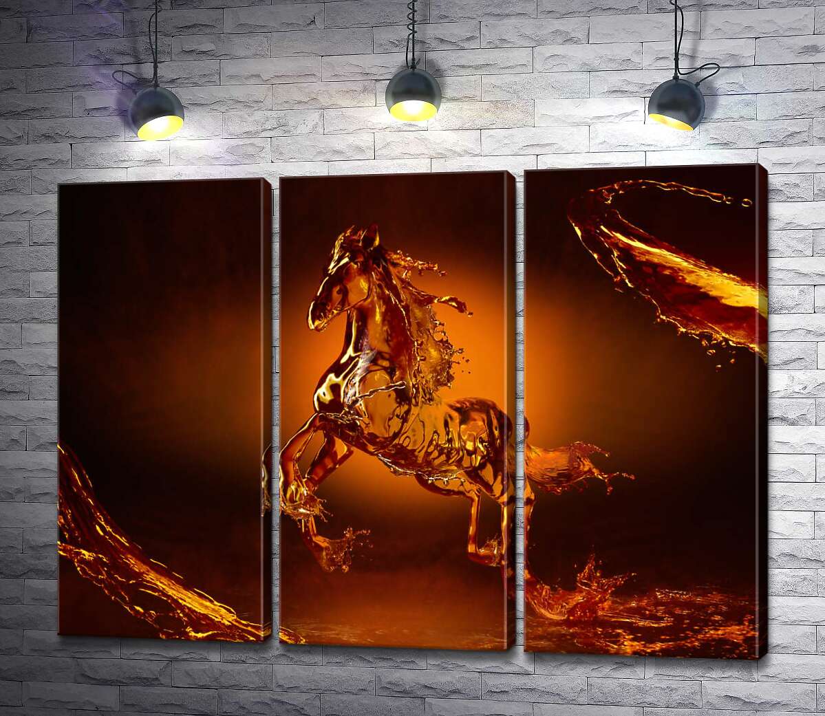 

Модульная картина ArtPoster Карамельные переливы водяного скакуна 60x45 см Модуль №11
