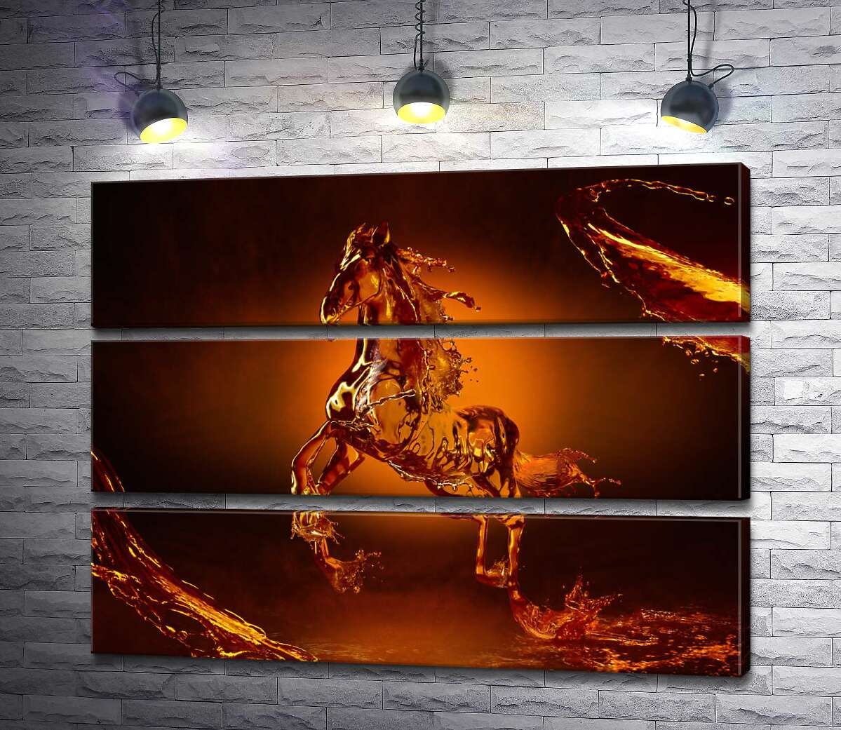 

Модульная картина ArtPoster Карамельные переливы водяного скакуна 80x60 см Модуль №13