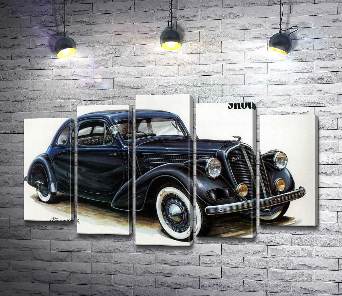 

Модульная картина ArtPoster Компактный автомобиль Skoda Favorit 100x62 см Модуль №26