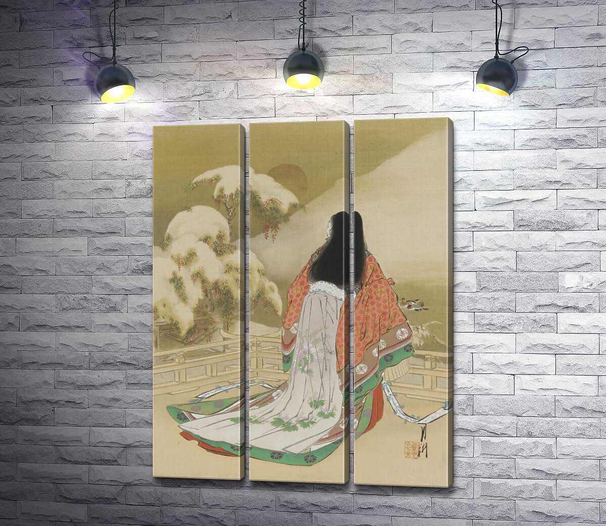 

Модульная картина ArtPoster Женские активности (Women's Activities) – Огата Гекко (Ogata Gekko) 102x135 см Модуль №11