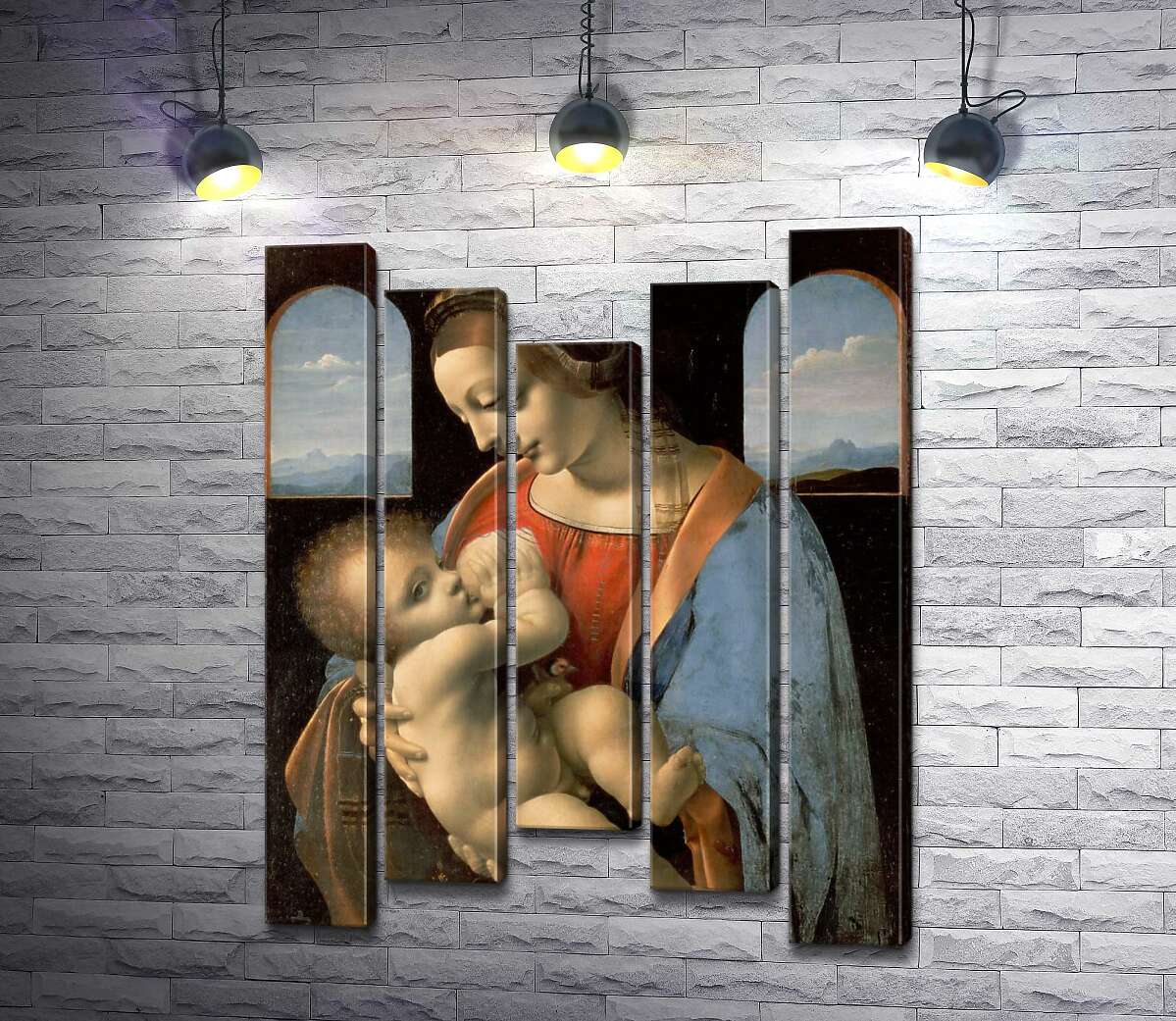 

Модульная картина ArtPoster Мадонна Литта (Madonna Litta) – Леонардо да Винчи (Leonardo da Vinci) 130x169 см Модуль №28