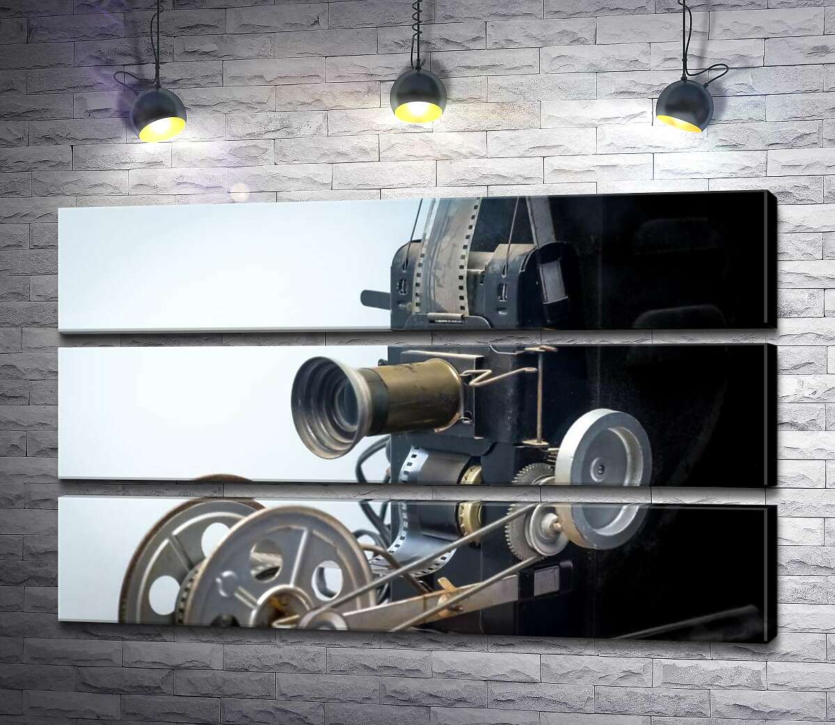 

Модульная картина ArtPoster Магия кино открывается через пленочный проектор 100x60 см Модуль №13