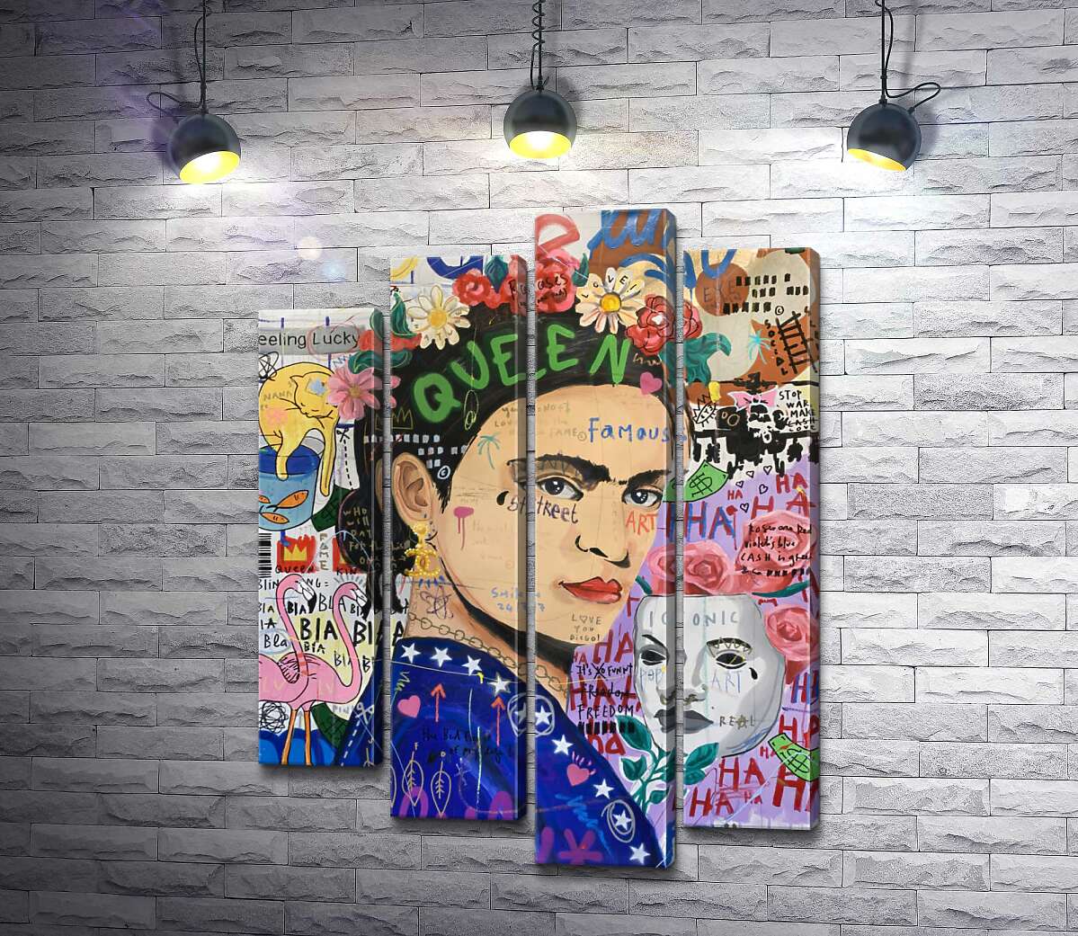 

Модульная картина ArtPoster Маска Фриды (Frida Mask) – Джисбар 100x137 см Модуль №21