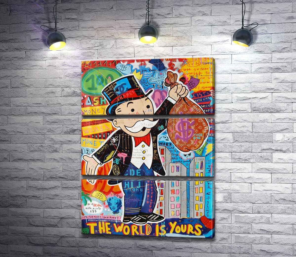 

Модульная картина ArtPoster Мир Монополи (Monop world) – Джисбар 130x174 см Модуль №13