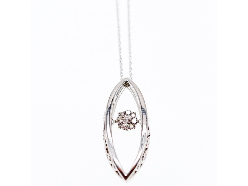 

Золотая цепочка с кулоном с бриллиантами Сияние Натуральный Sky Jewelry 003715
