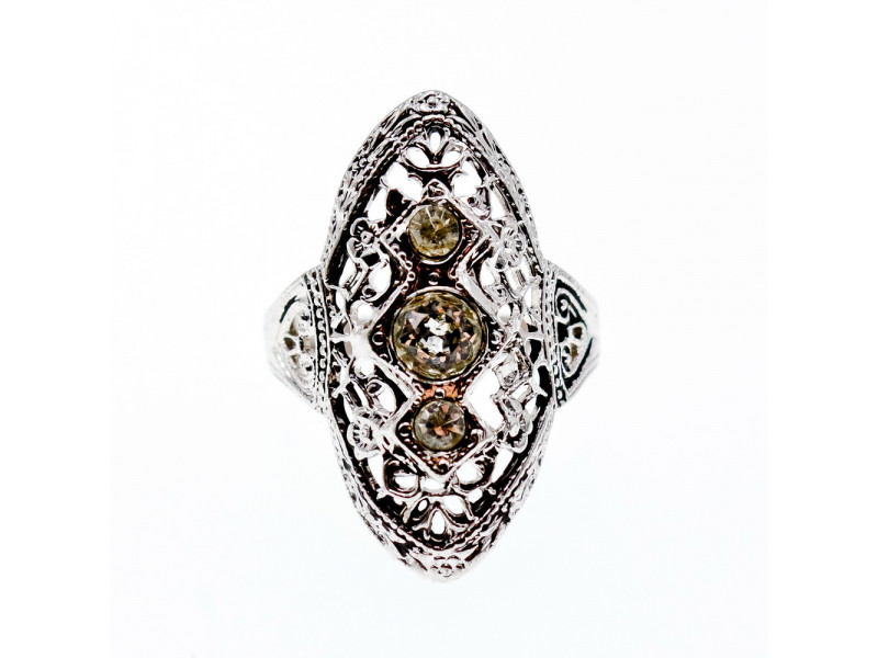 

Серебряное кольцо с камнями турмалин Натуральный Sky Jewelry 003642