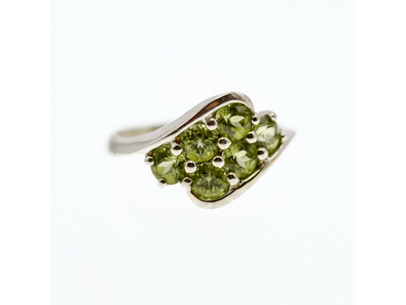 

Серебряное кольцо с хризолитом Натуральный Sky Jewelry 003757