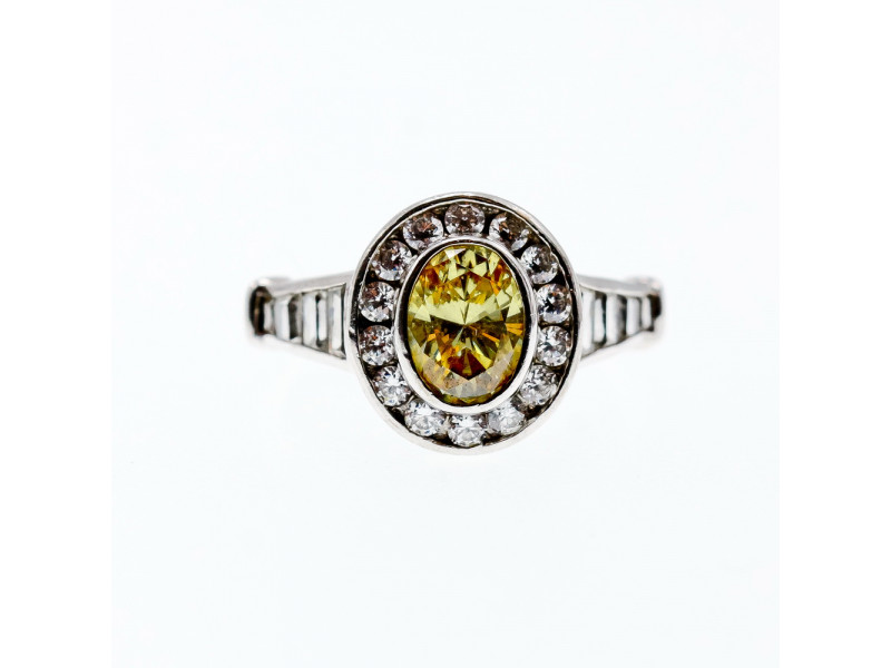 

Серебряное кольцо с фианитами Радость Sky Jewelry 003663