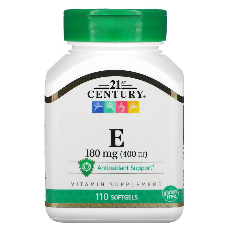 

21st Century E 400 IU 110 капсул (4384304146)