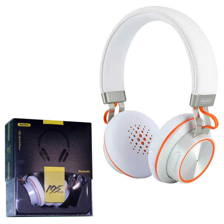 

Bluetooth наушники с микрофоном Remax RB-195HB белые
