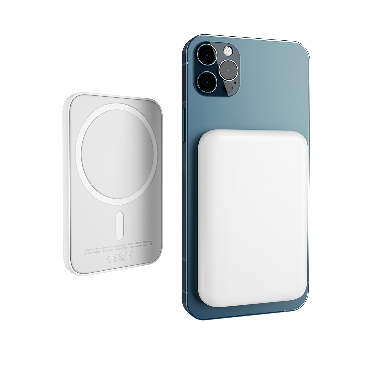 

Внешний аккумулятор с беспроводной зарядкой MagSafe Wireless Battery для IPhone 5000mAh