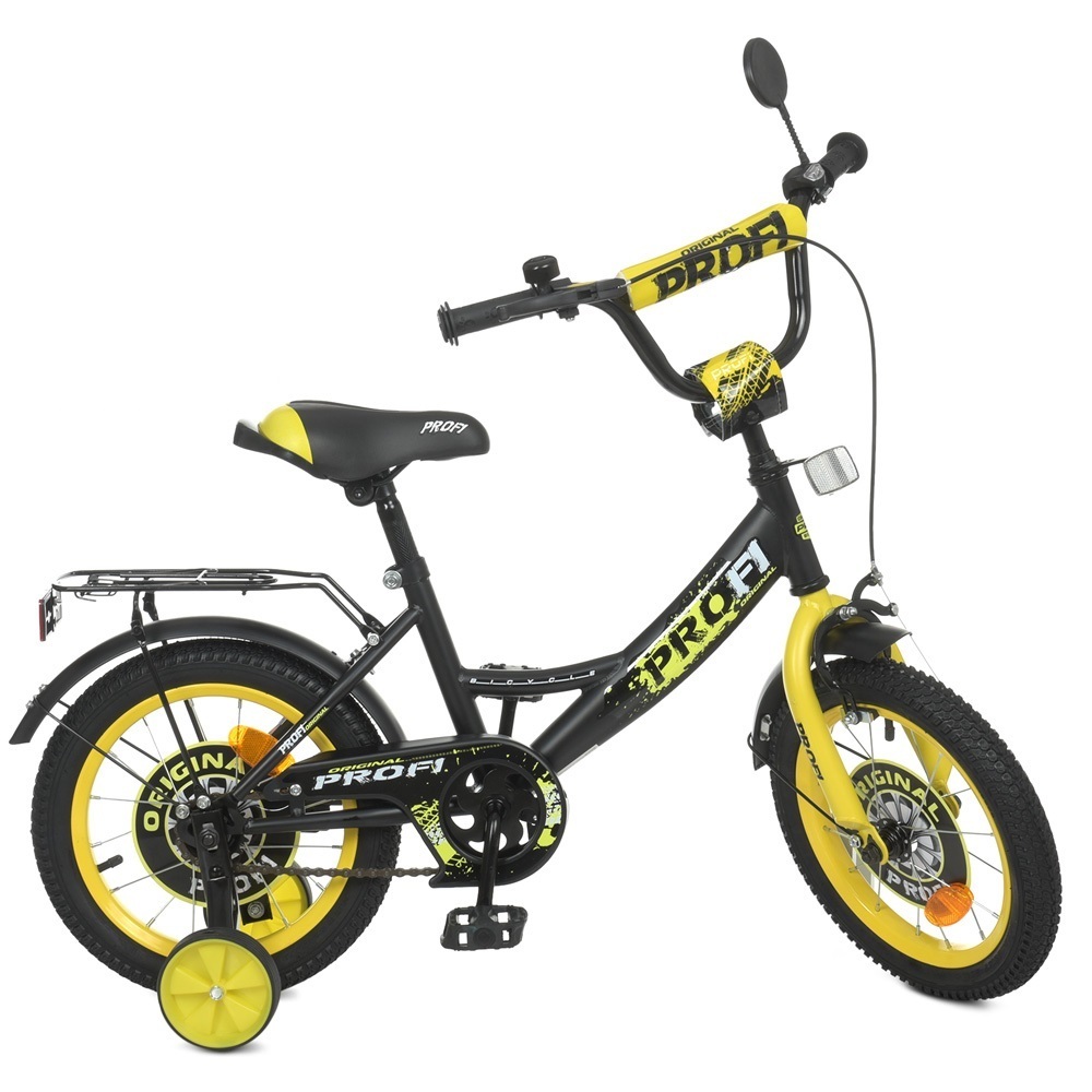 

Велосипед PROFI Boy SKD75 12" Black-Yellow (Y1243-1)