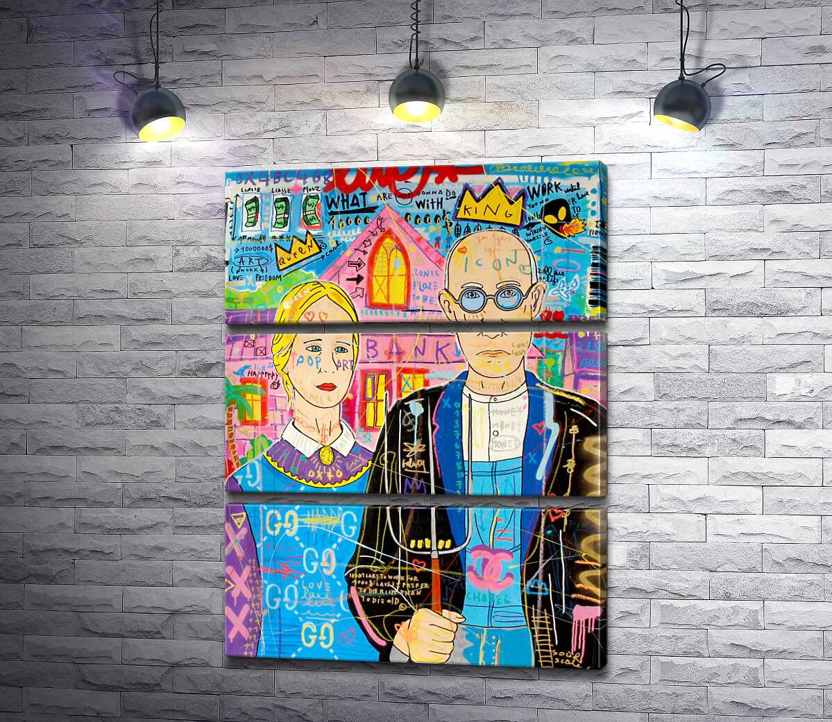 

Модульная картина ArtPoster Пара - Джисбар 50x66 см Модуль №13