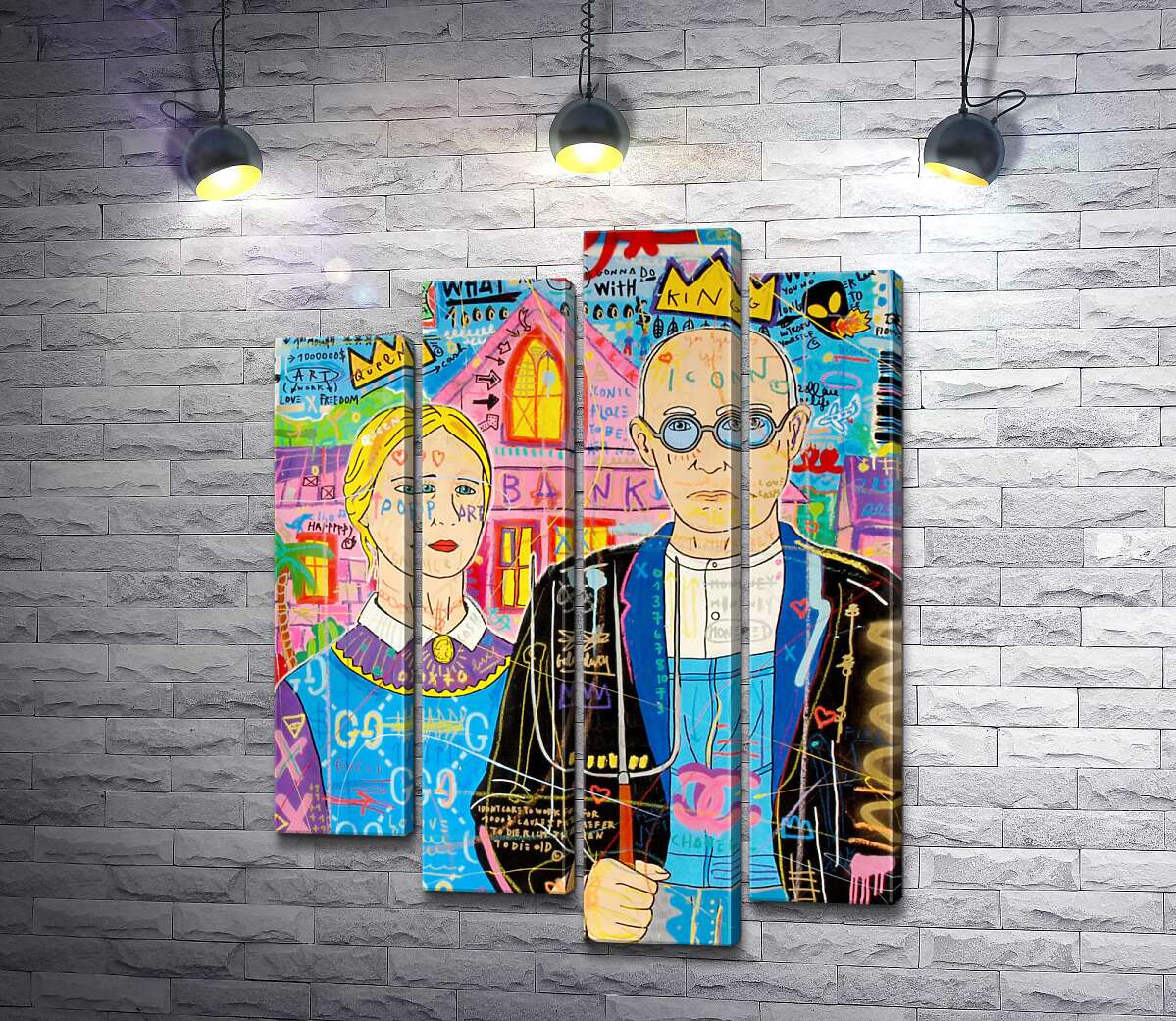 

Модульная картина ArtPoster Пара - Джисбар 132x171 см Модуль №21