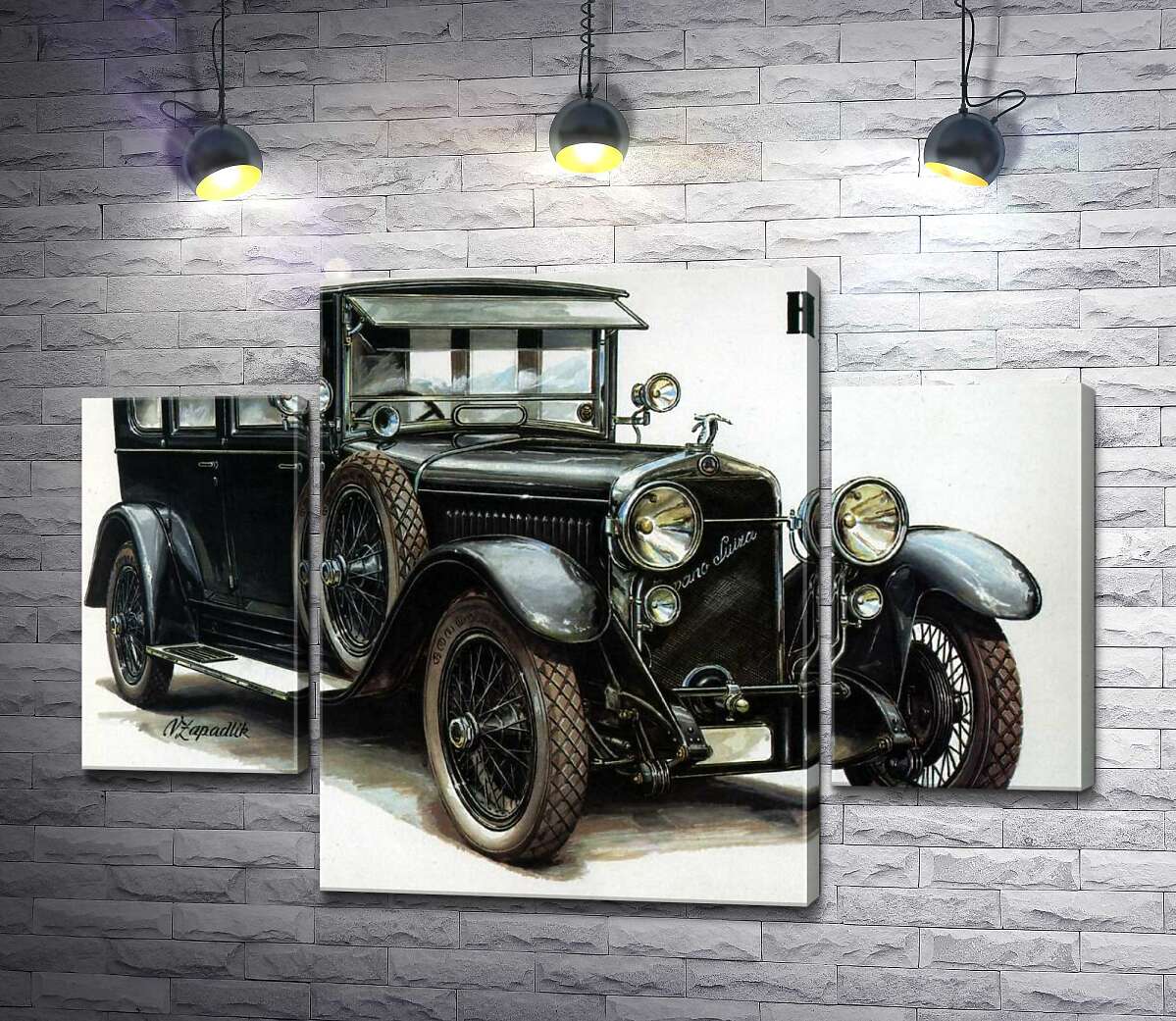

Модульная картина ArtPoster Первый автомобиль компании Skoda Hispano-Suiza 80x58 см Модуль №7