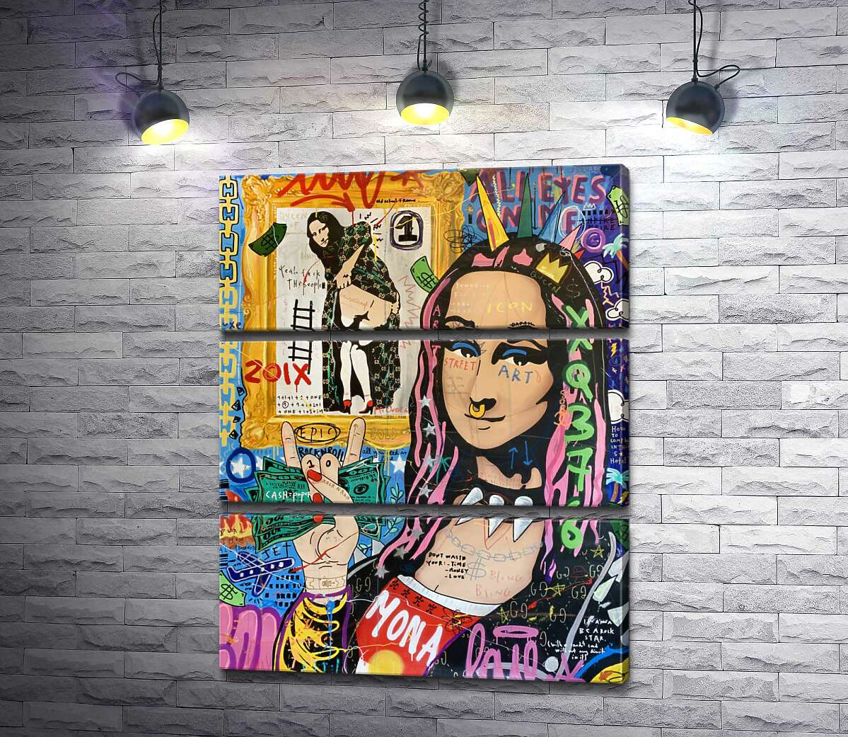 

Модульная картина ArtPoster Панк-музей Мона (Mona Punk Museum) – Джисбар 100x126 см Модуль №13