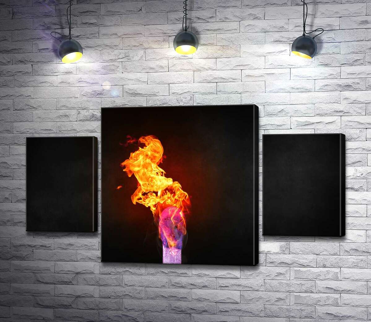 

Модульная картина ArtPoster Пламя на кончике спички 80x45 см Модуль №7