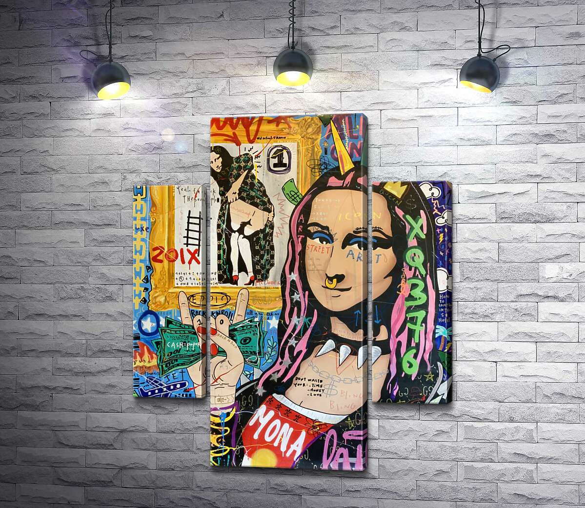 

Модульная картина ArtPoster Панк-музей Мона (Mona Punk Museum) – Джисбар 80x100 см Модуль №7