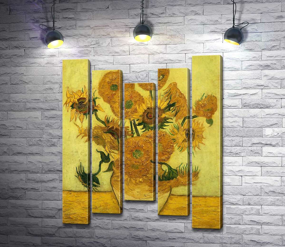 

Модульная картина ArtPoster Подсолнечники – Винсент ван Гог (Vincent van Gogh) 100x125 см Модуль №28