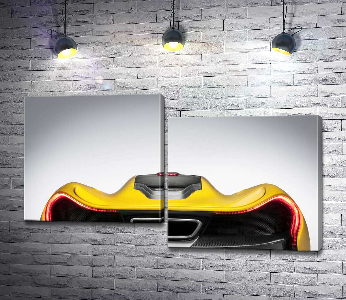 

Модульная картина ArtPoster Плавные изгибы бампера суперкара McLaren P1 100x58 см Модуль №5