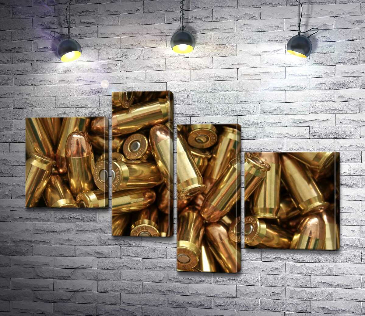

Модульная картина ArtPoster Патроны для оружия 130x89 см Модуль №20