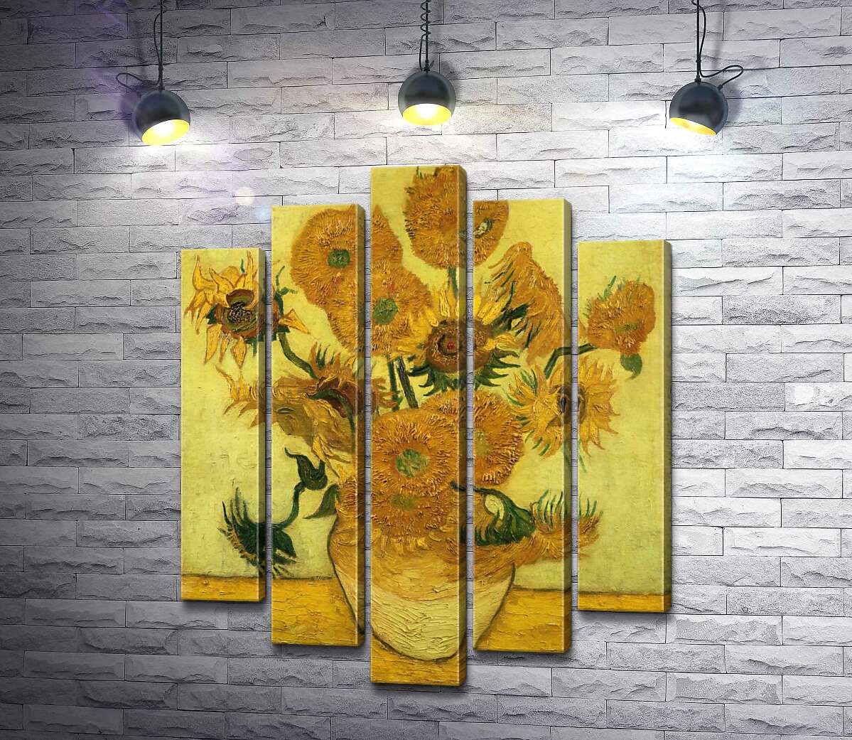 

Модульная картина ArtPoster Подсолнечники – Винсент ван Гог (Vincent van Gogh) 100x125 см Модуль №26