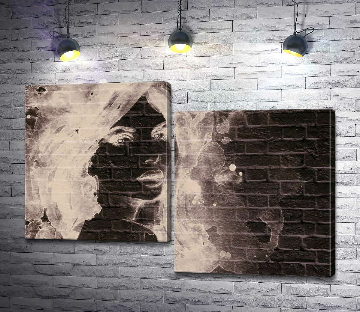

Модульная картина ArtPoster Портрет девушки на стене 100x69 см Модуль №5