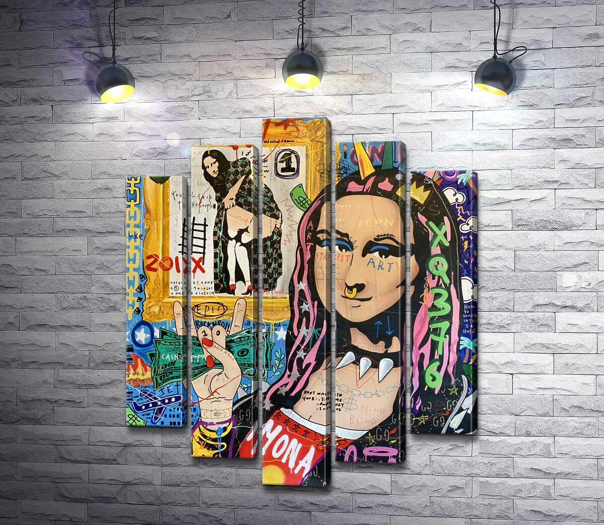 

Модульная картина ArtPoster Панк-музей Мона (Mona Punk Museum) – Джисбар 130x162 см Модуль №26