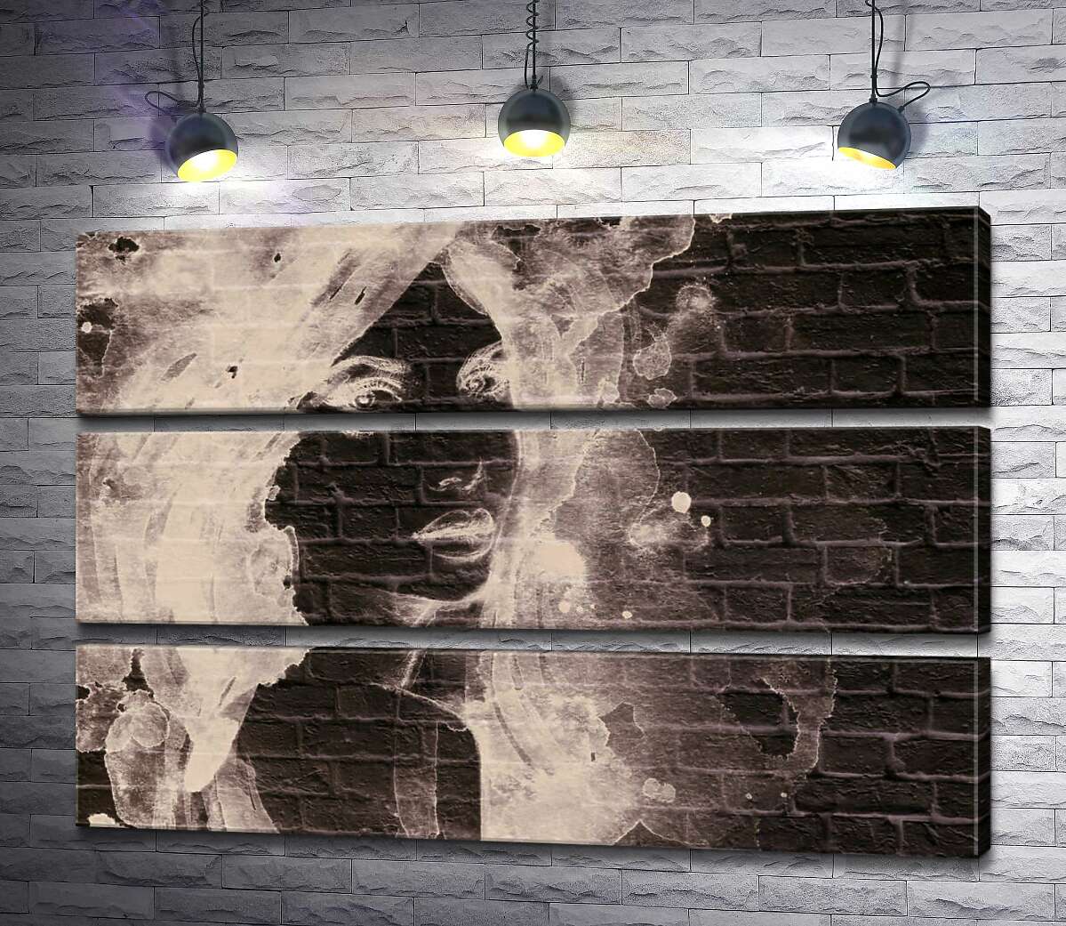 

Модульная картина ArtPoster Портрет девушки на стене 100x69 см Модуль №13