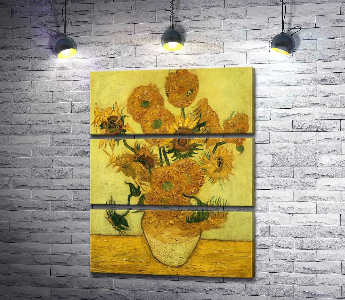 

Модульная картина ArtPoster Подсолнечники – Винсент ван Гог (Vincent van Gogh) 130x165 см Модуль №13
