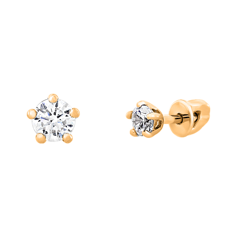 

Серьги-пусеты Diamant с1572