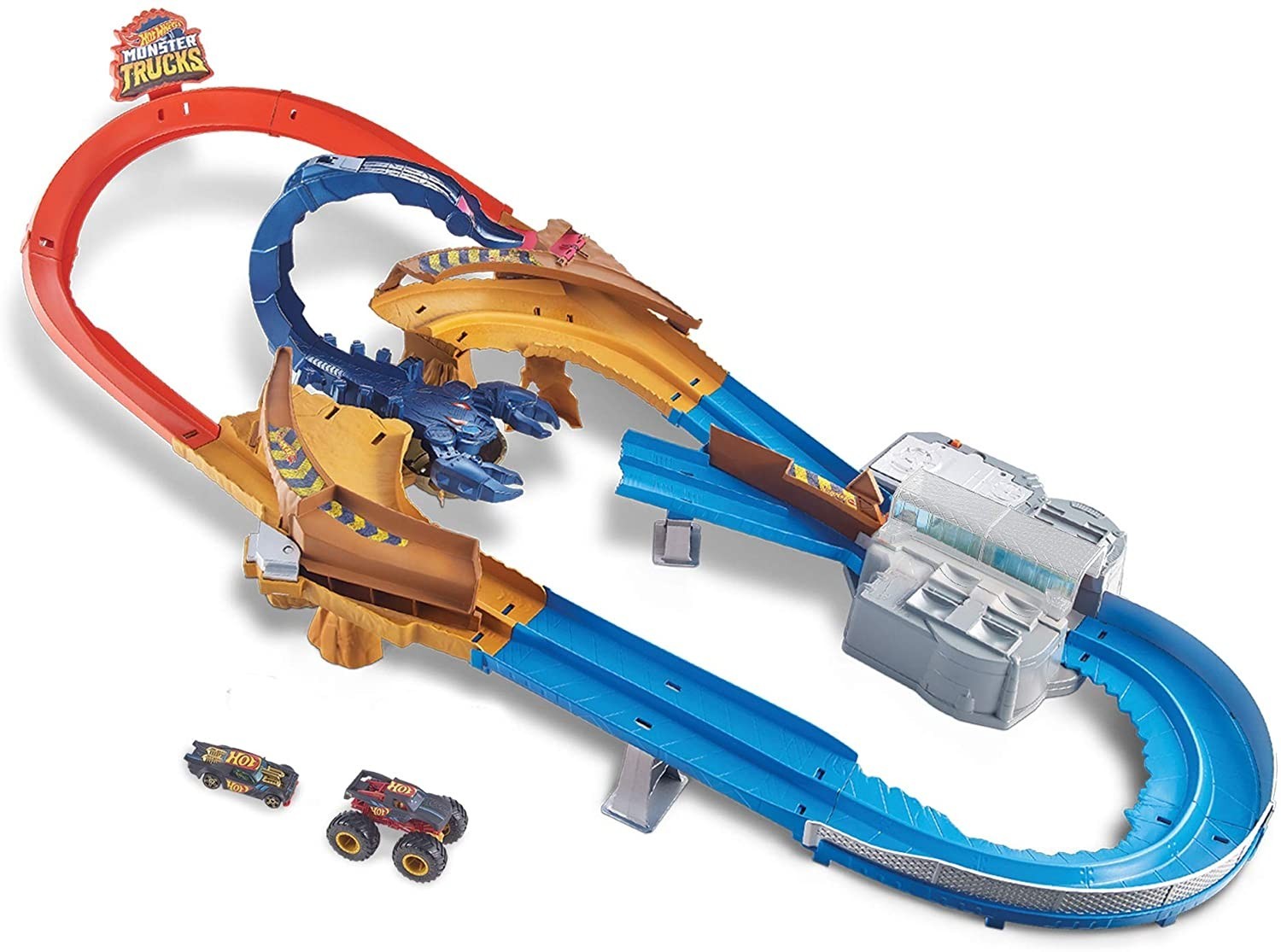 

Трек моторизированный Hot Wheels Monster Trucks Жало Скорпиона Scorpion Raceway (GTL33)